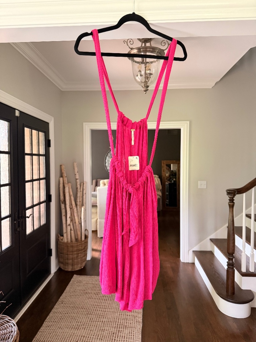 Free People - Romper - Fuchsia - Large NWT
